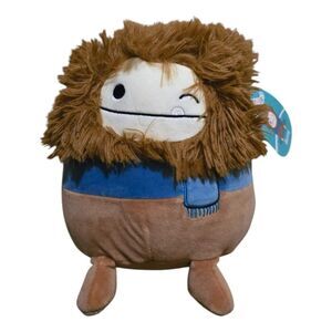 Original Squishmallows 7.5" Benny Bigfoot Wearing Scarf NWT
